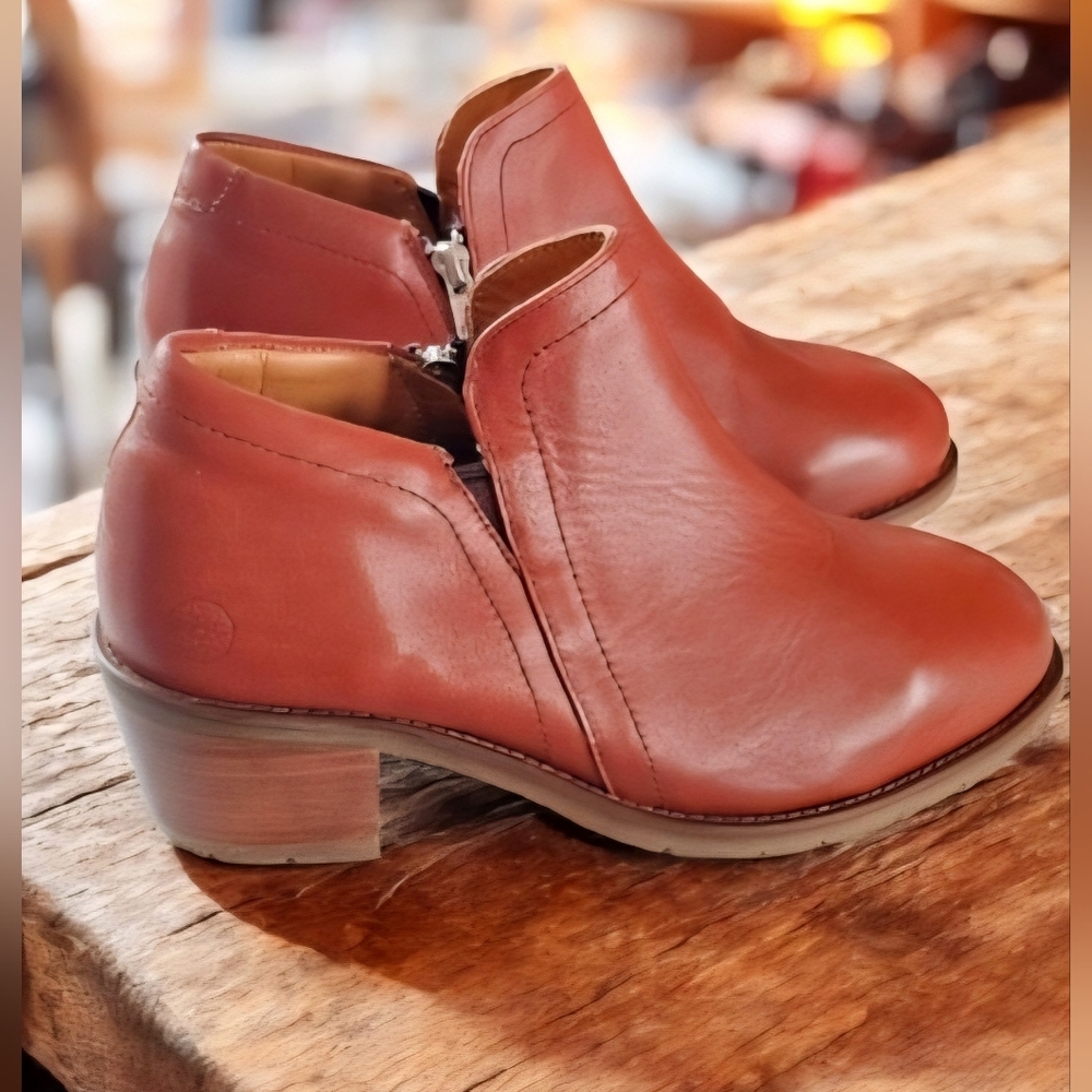 Xena Workwear Women's Gravity Work Shoes Steel Toe Sz 9.5 Cognac Brown - Picture 15 of 15